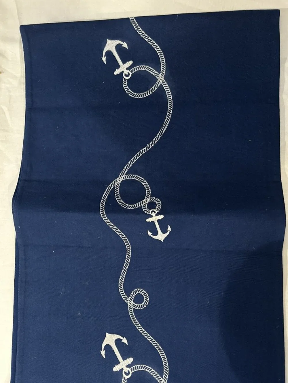 ⚓ Sur La Table Nautical Table Runner — New